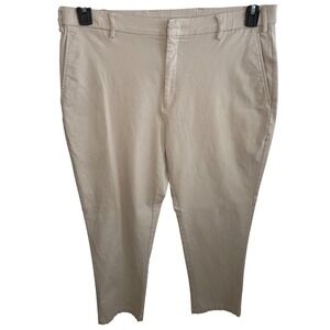 Jos. A. Bank Traveler Tailored Fit Men's Khaki Chinos Pants 40x30 (Actual 36x28)